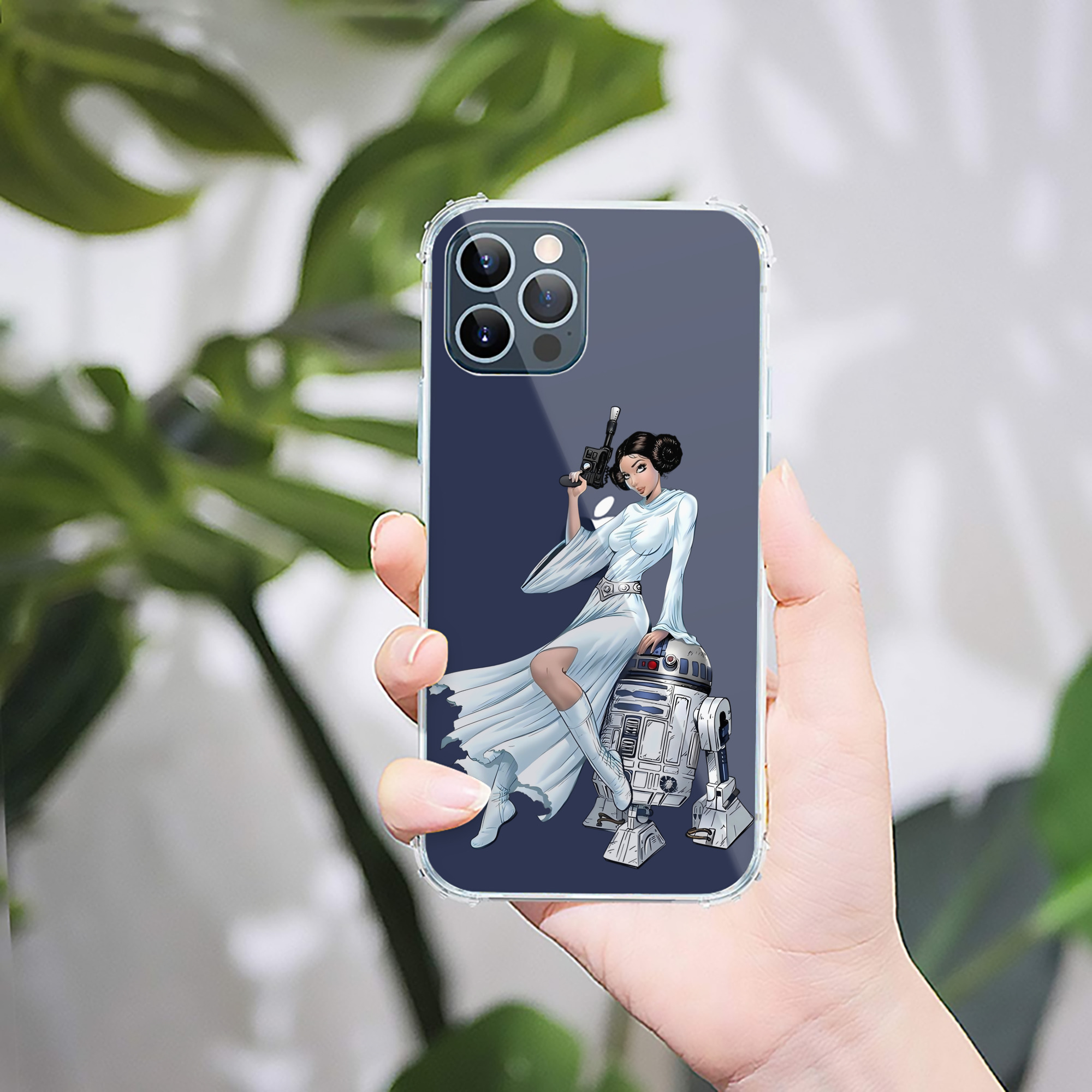 （画像用） スター・ウォーズ Star Wars 【iPhone 12シリーズ対応】透明スマホケース（クリアソフトケース）